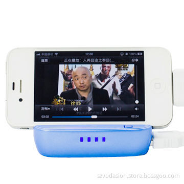 2014 New fashionable 8,000mAh Stand Power Bank for iPhone and iPad
